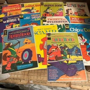 Lot of vintage Disney comics - new/ bagged and boarded
